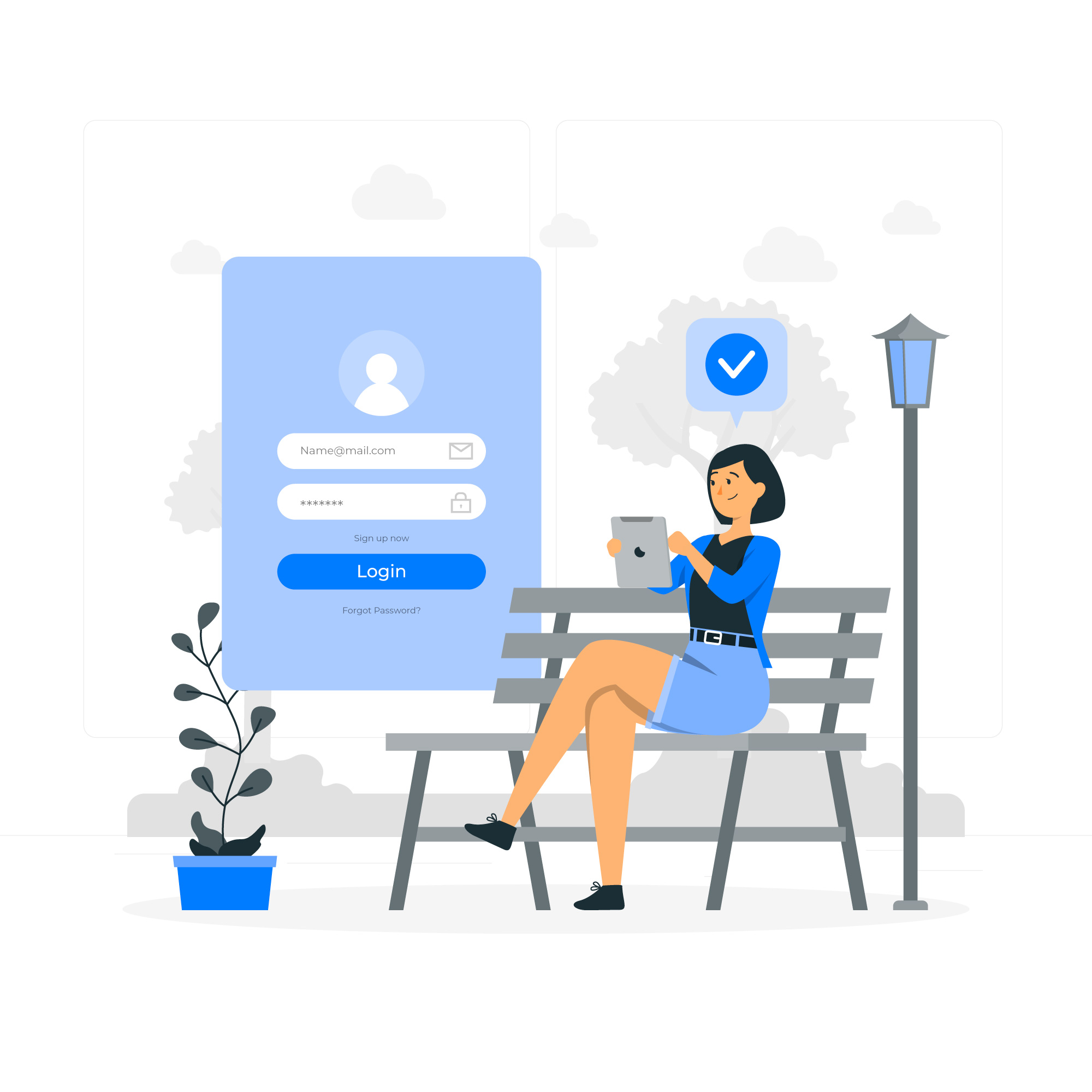 Login illustration
