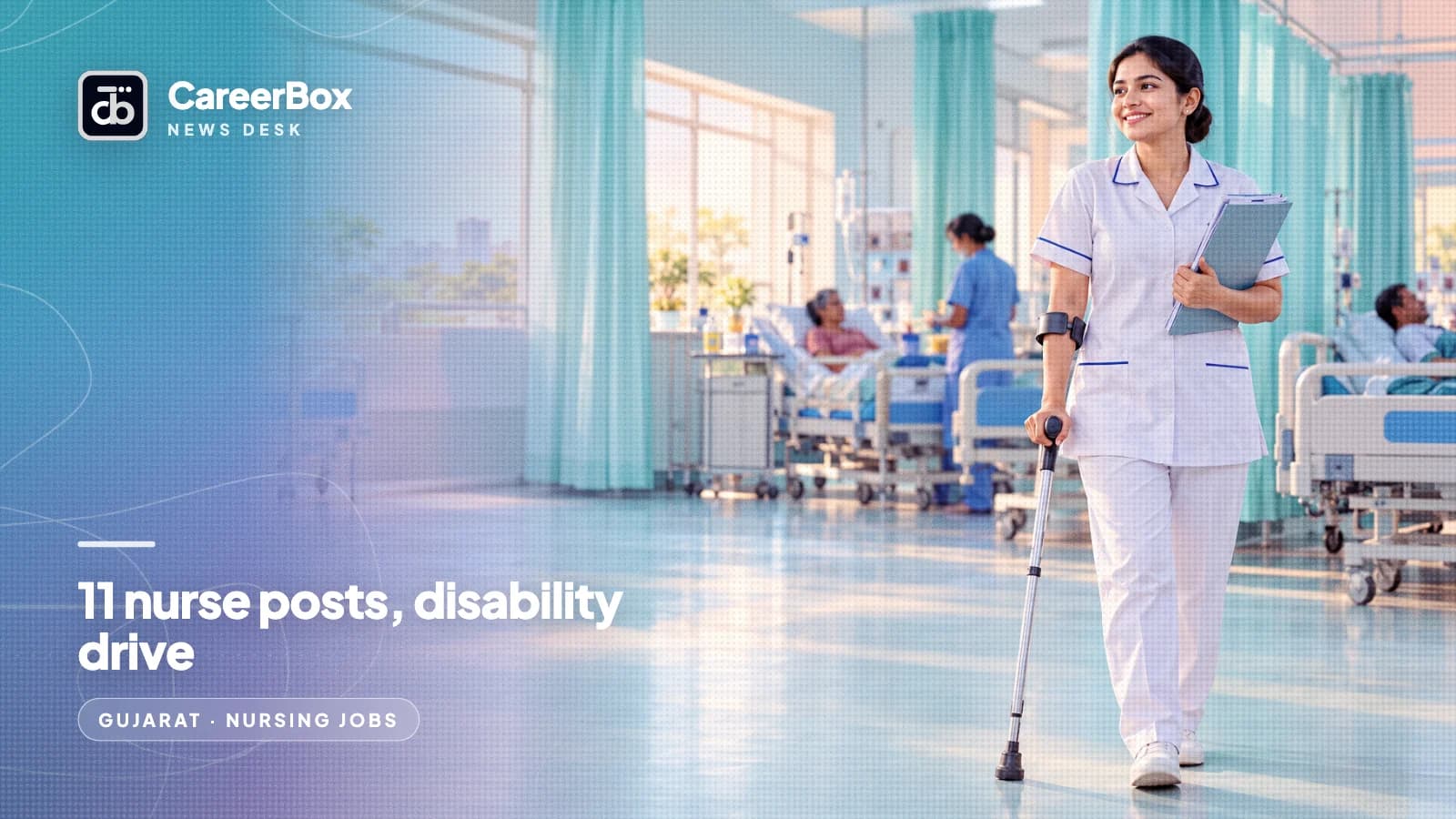 GSSSB opens 11 staff nurse posts for candidates with disabilities: apply on OJAS by 29 October