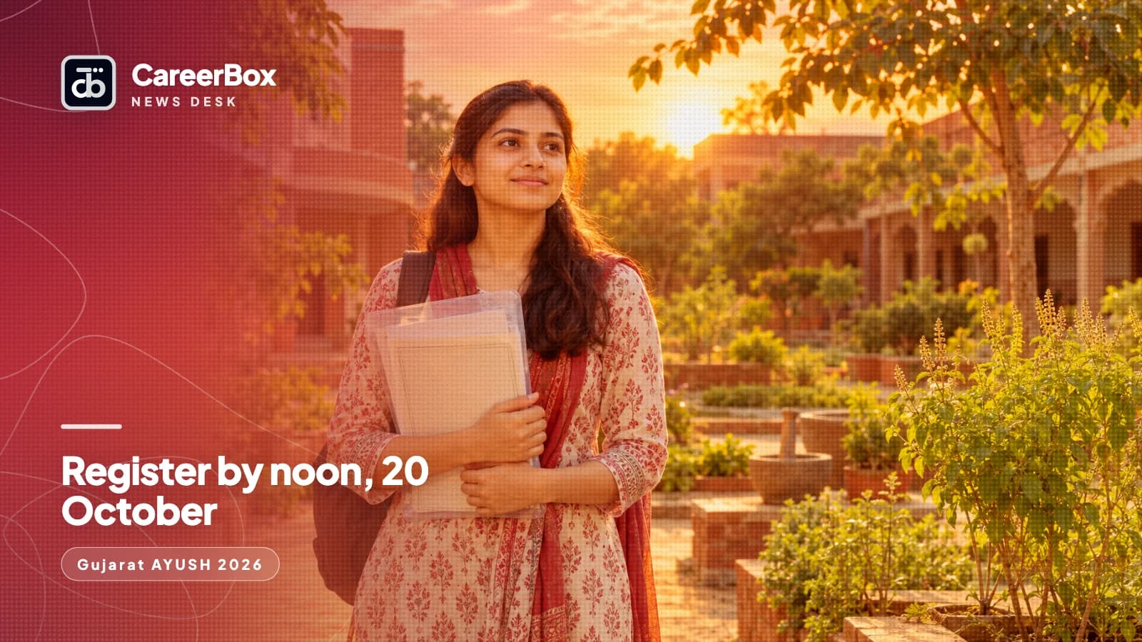 Gujarat BAMS and BHMS round 3: new candidates can register until noon on 20 October, document checks close at 4 pm on 21 October