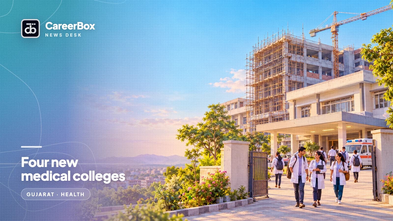 Gujarat clears four PPP medical colleges at government hospitals in Kheda, Mahisagar, Botad and Gir Somnath