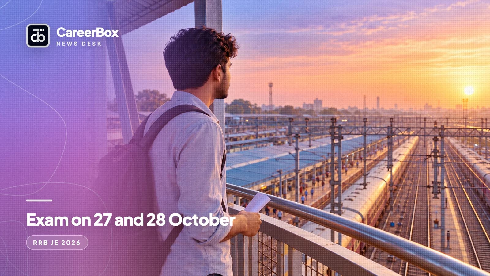 RRB JE exam on 27 and 28 October: check your exam city now, e-call letters four days before your date