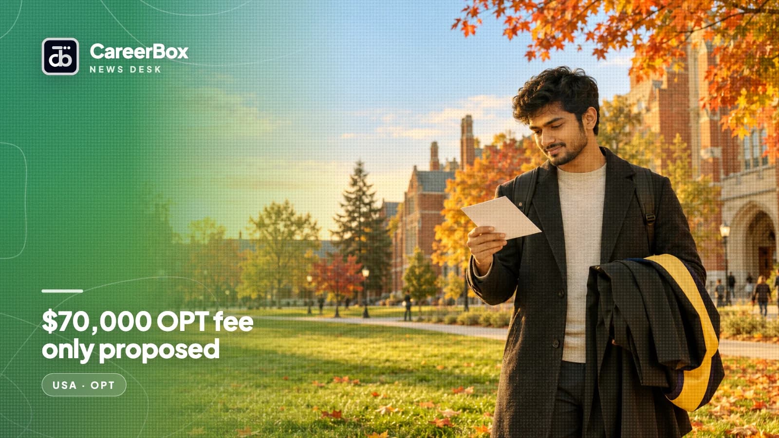 US proposes a $70,000 fee for a student’s first OPT and $30,000 for each one after it: comments close on 9 November